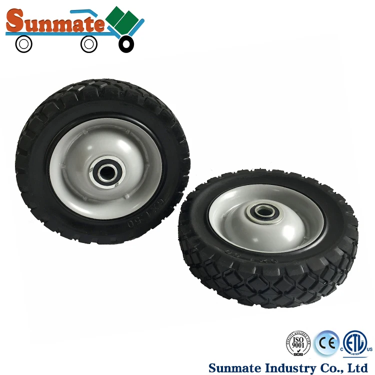 Горячие продать 10 дюймов стальная оправа тачку Полиуретановые Колеса