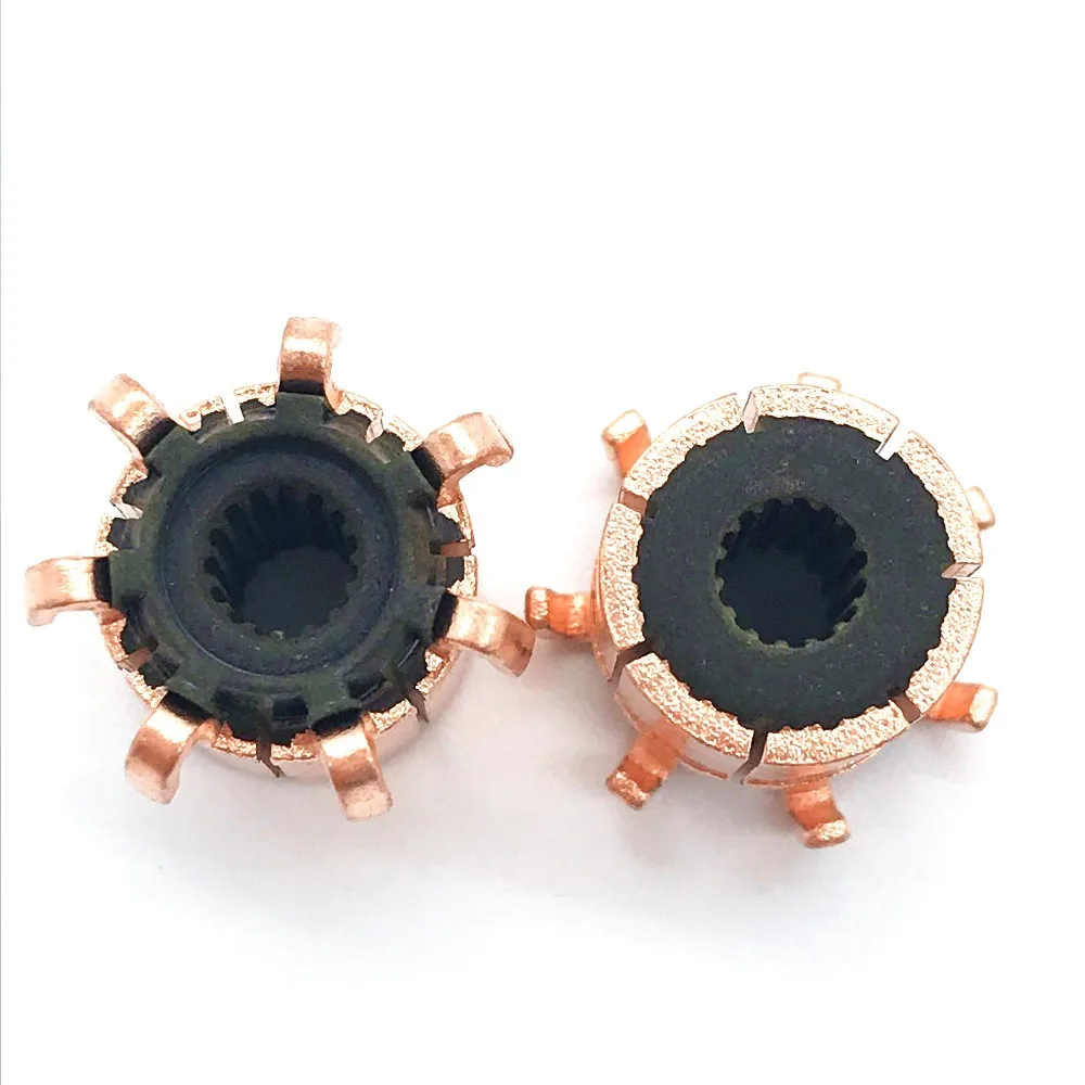 small dc motor mini 7 bars hook type commutator