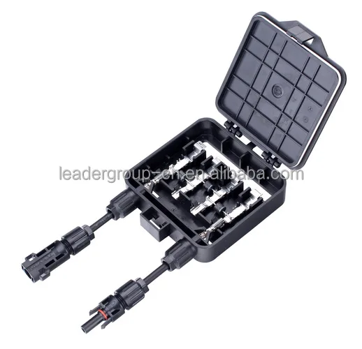 5 pec/lot PV-Junction Box for PV mould 4 rails 3 diode solar junction box