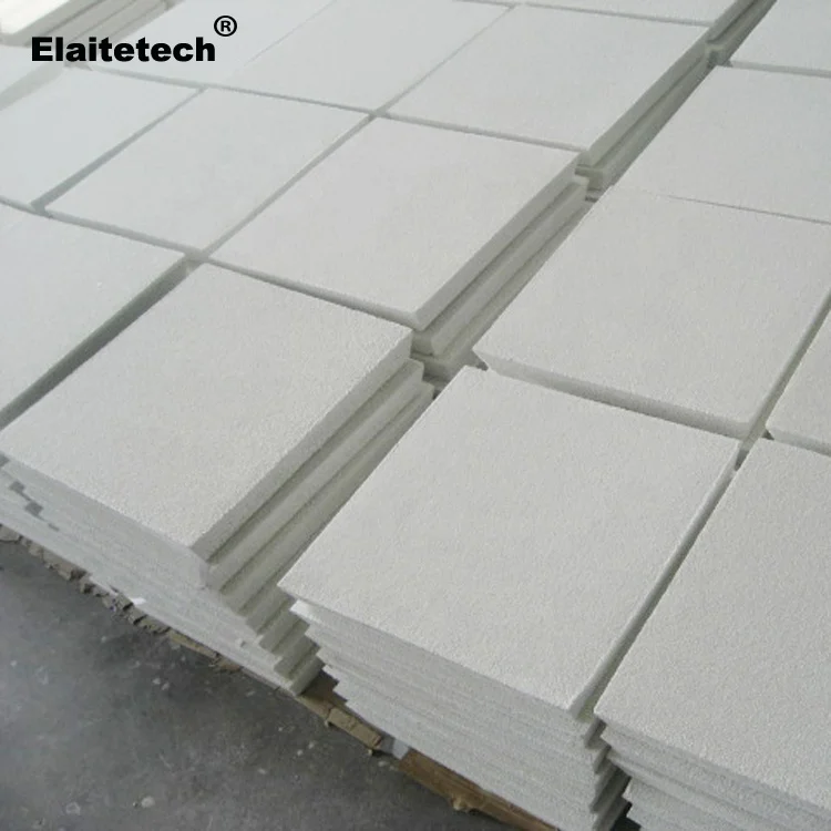 Aluminum foundry ceramic foam filter plate for filtering aluminum molten precision casting