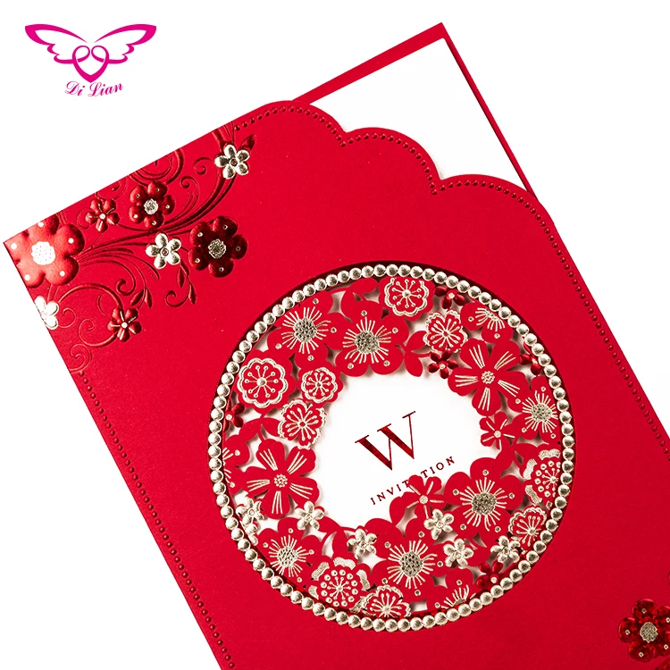 
Dilian Wedding Sweet Flower Garden Theme Invitation Cards Wedding 