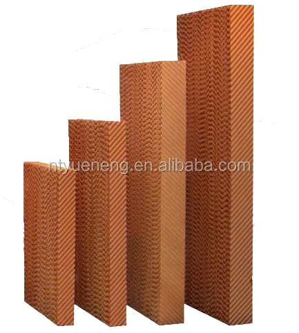 7090 evaporative cooling pad for poultry farm, galvanized sheet frame cooling pad wall