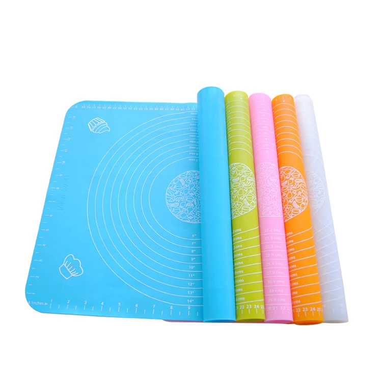 
Baking Accessories Bakeware Liners Pizza Dough Pastry Baking Tools Custom Silicone Baking Mat Kneading Dough Mat 