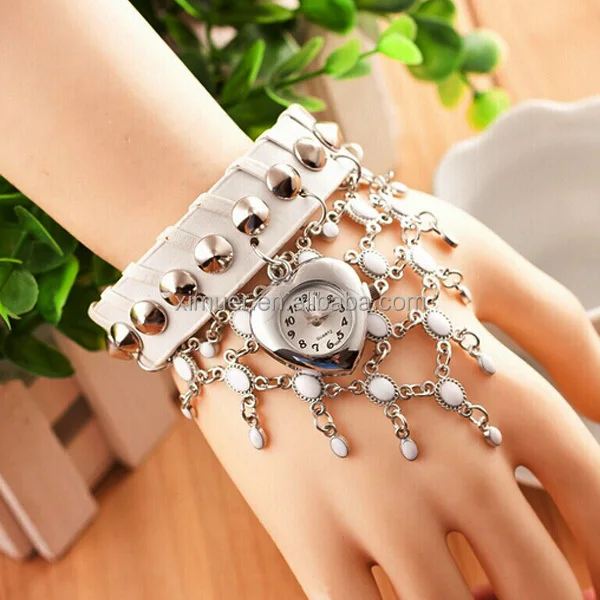 Wholesale hot trendy lady watch heart women watch