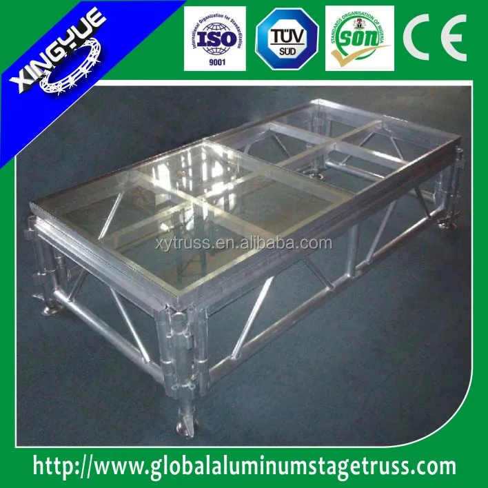 Прозрачный закаленное/оргстекло стекло почву для свадьбы