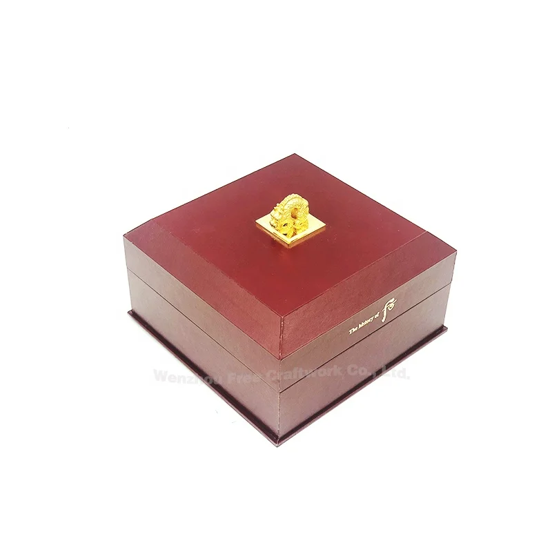 2019 wholesale Custom logo dragon luxury cosmetic packaging paper gift box