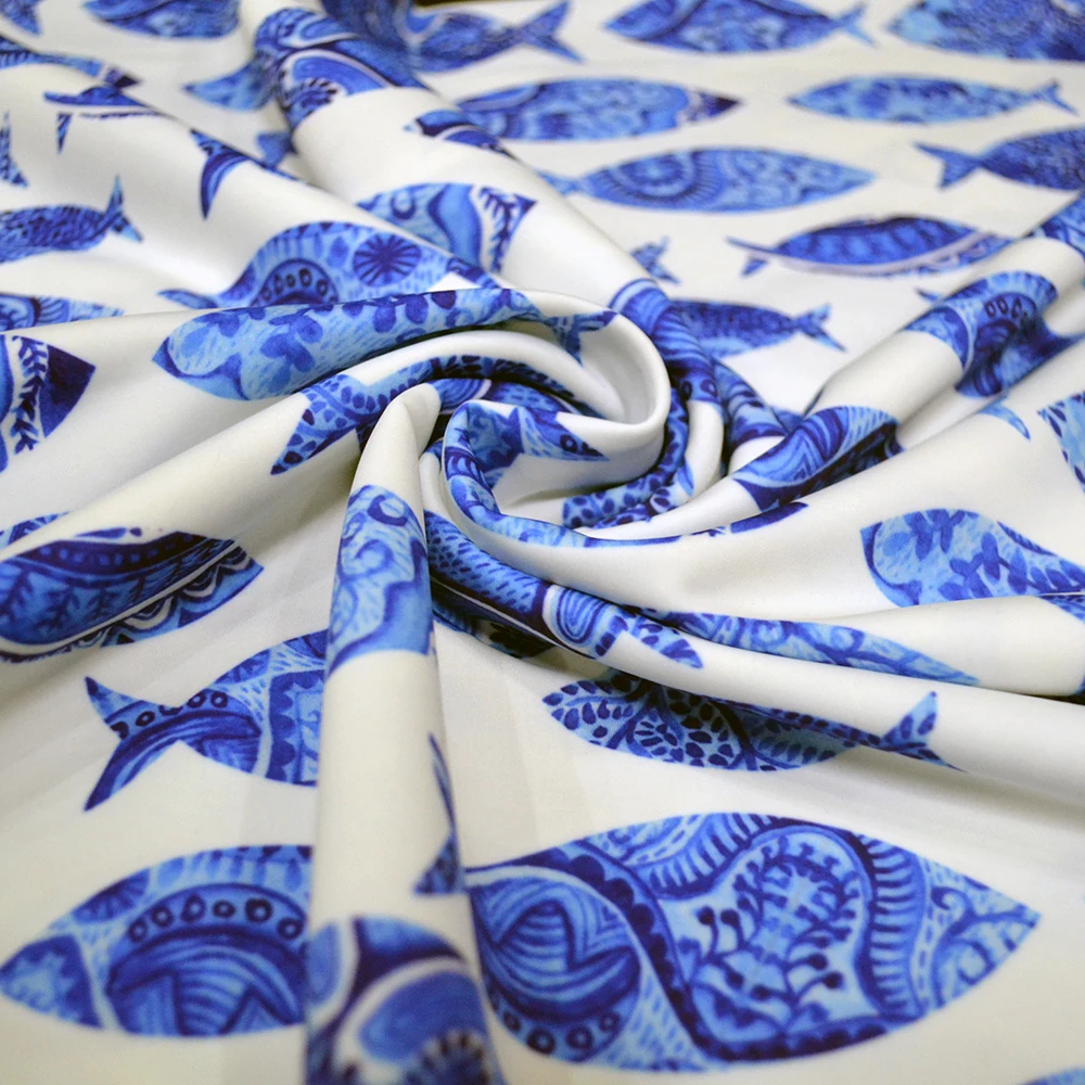 Top Sale Good Quality Touch Feeling  Print Designer Inspired Fabric For Fabric  Supplier from China