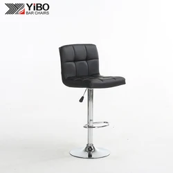 ANJI YIBO Китай модный черный Стиль Алюминиевый барный стул высокий стул
