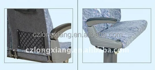Passenger seat for minibus with safety belt