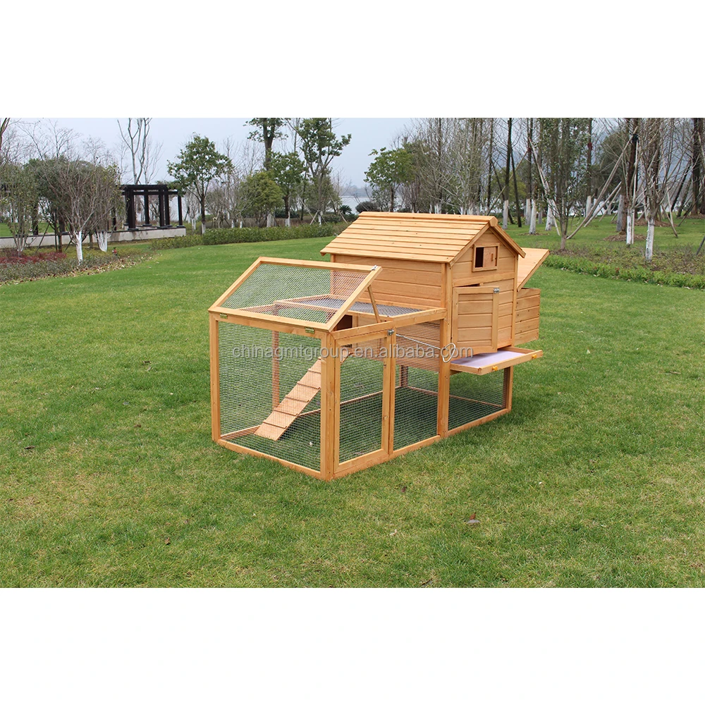 Chinese Fir Wood Chicken Coop Large Wooden Pet Cages