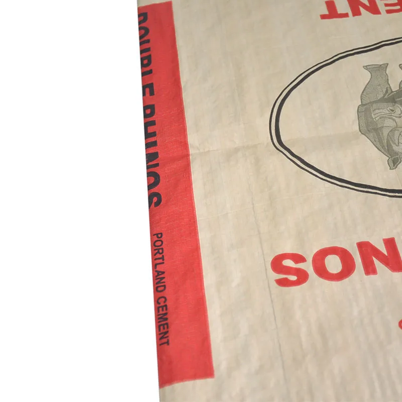 empty 50 kg Laminated PP Woven WPP Valve Cement Packaging Sacks heavy duty sack 50kg