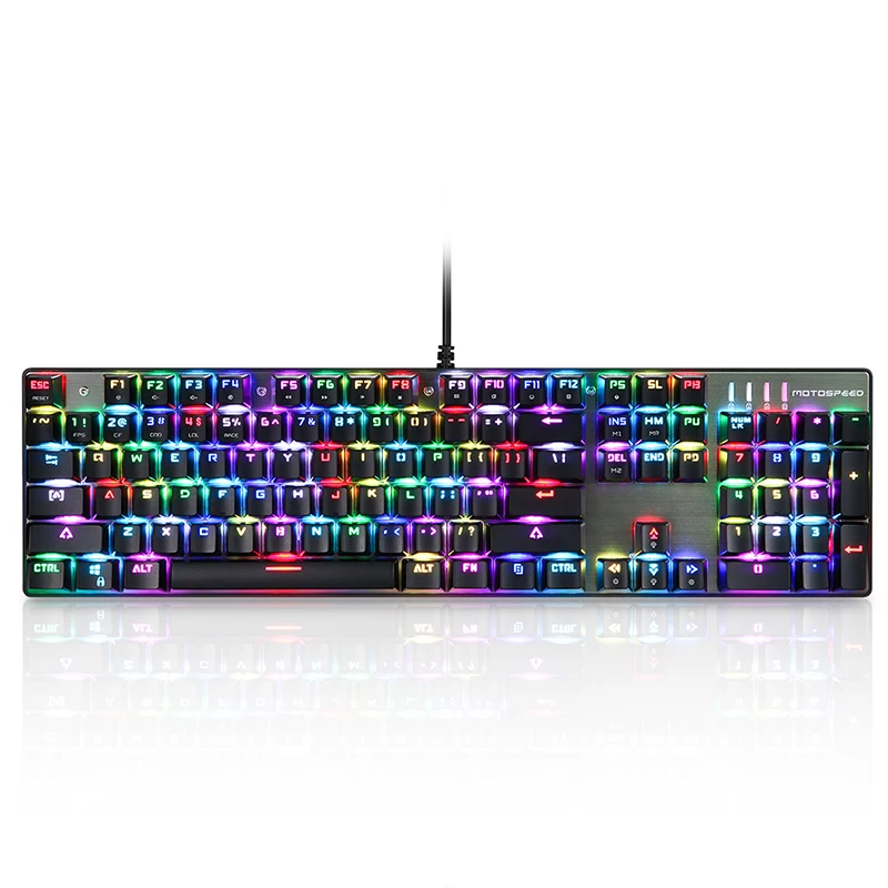 Motospeed CK104 wired usb professional mechanical gaming keyboard
