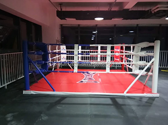 Good Quality MMA Floor Boxing Ring & Professional Stage Elevated Type Boxing Ring