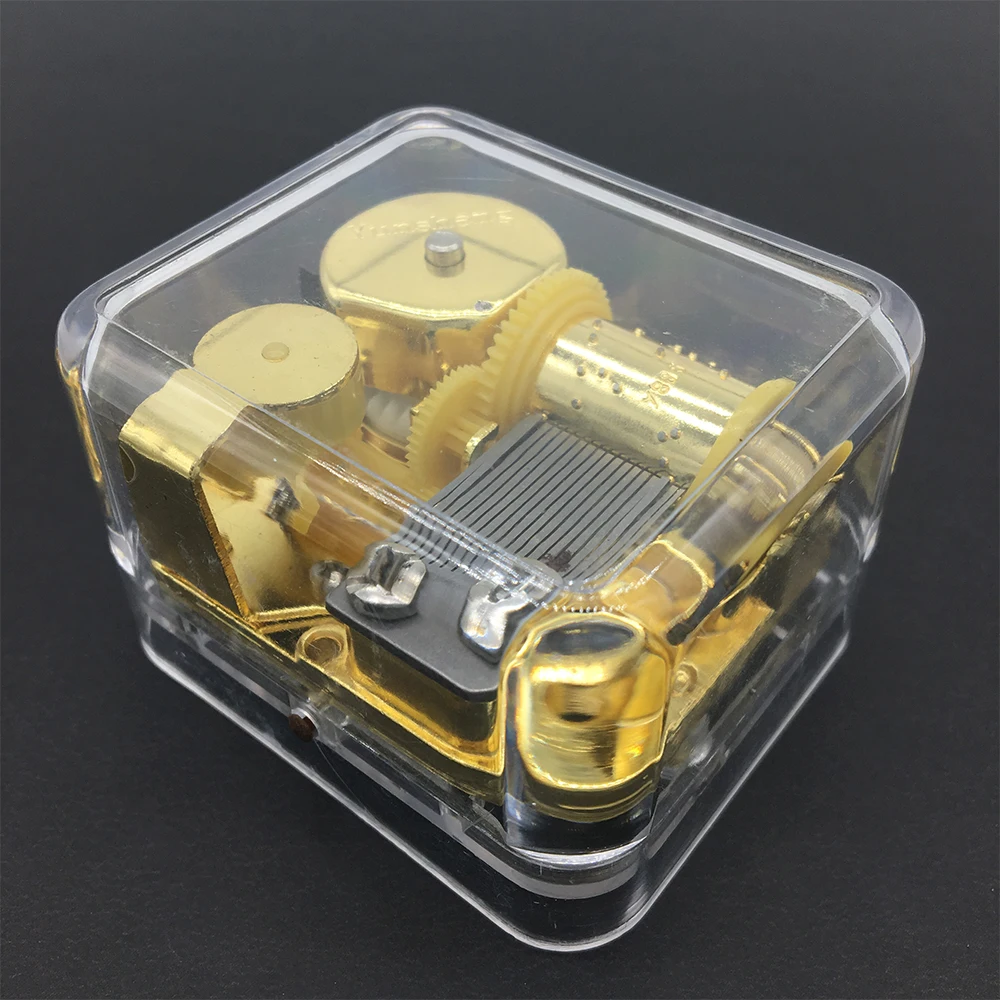 Golden Musical Movements in Plastic Box Baby Birthday gift