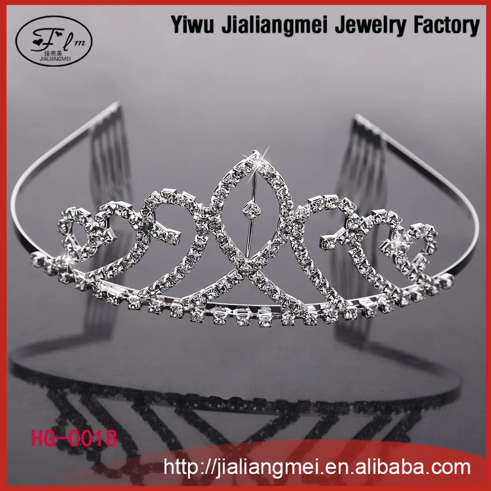 Wholesale child princess crown, small princess crown, mini kids crown