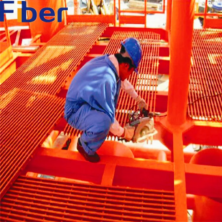 FRP Fiberglass Working Platform Floor Grating