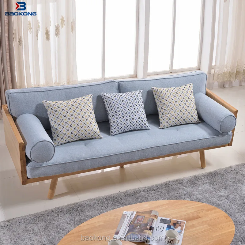 Japanese Style Simple Space Saving Furniture Flat Sectional Leisure Sofa Set