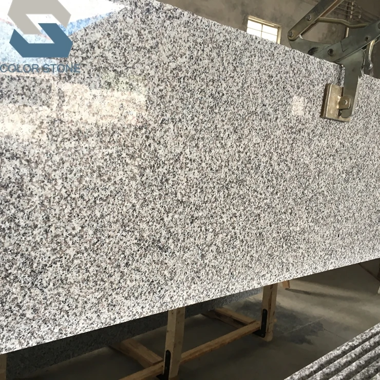 Polished cheap granito light grey granite small slab grey china granit