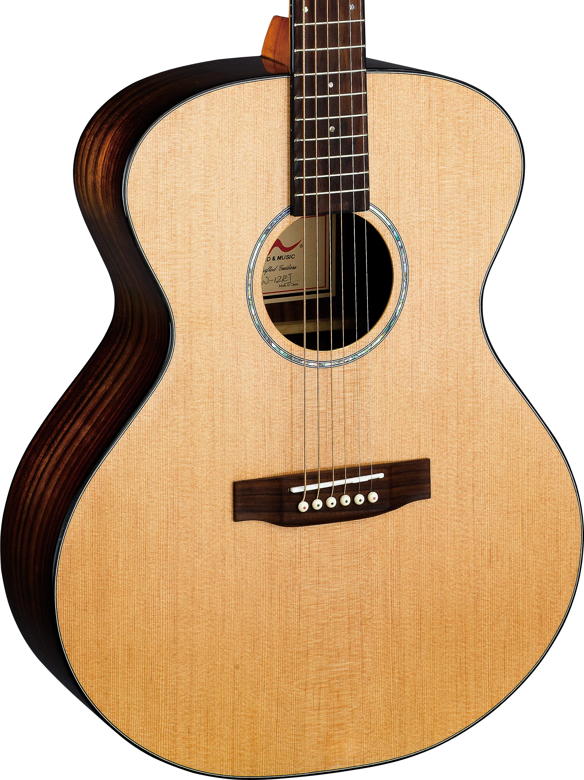 New product jumbo acoustic guitar with reasonable price W-12RJ