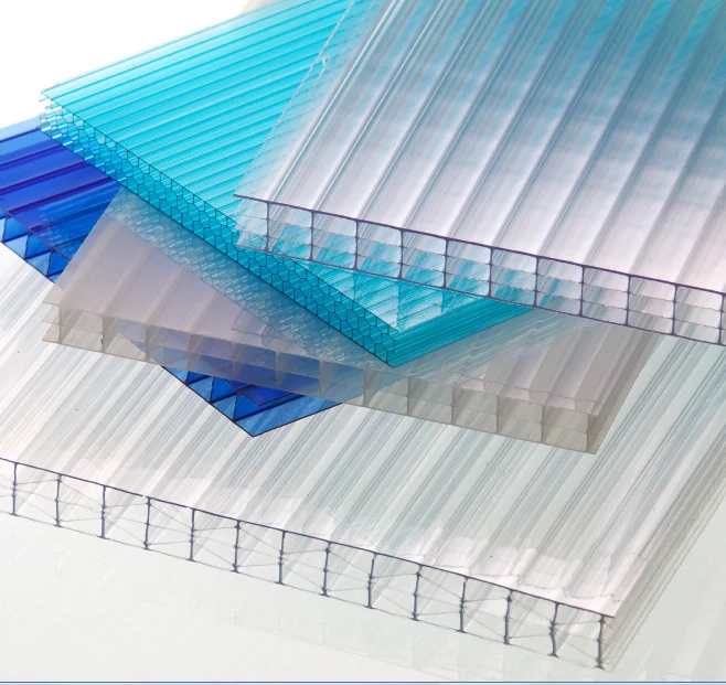 
Tinted Cheap 8mm Thickness Lexan Polycarbonate Hollow Sheet for Roofing 