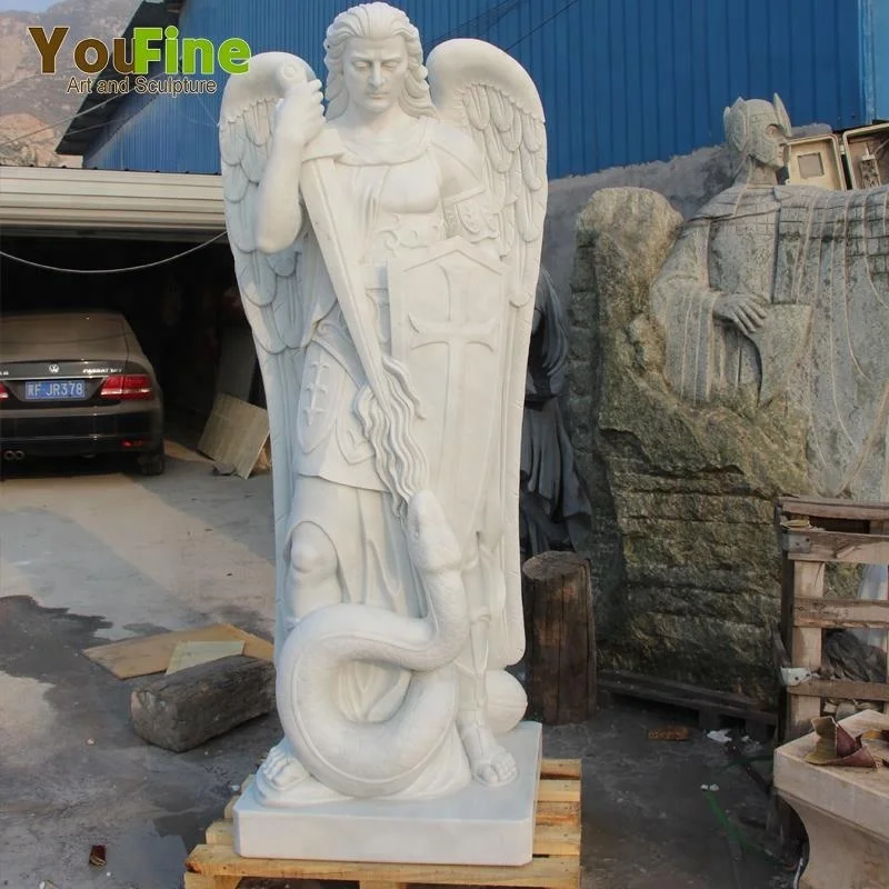 Religious Angel St archangel michael statue