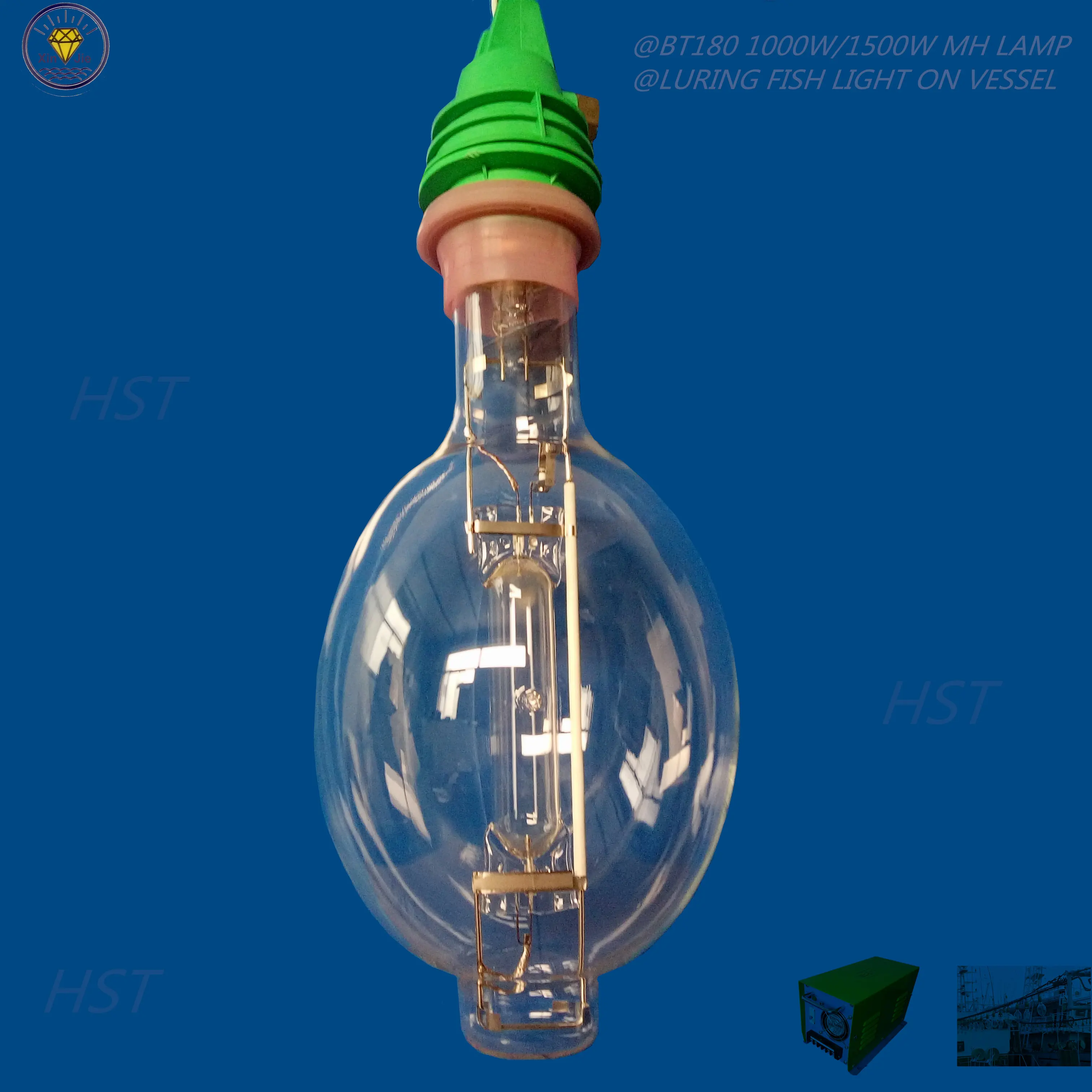 BT180 1000w 1500w fishing lamp metal halide fishing lamp for water fishing lamp ballast 220v 230v