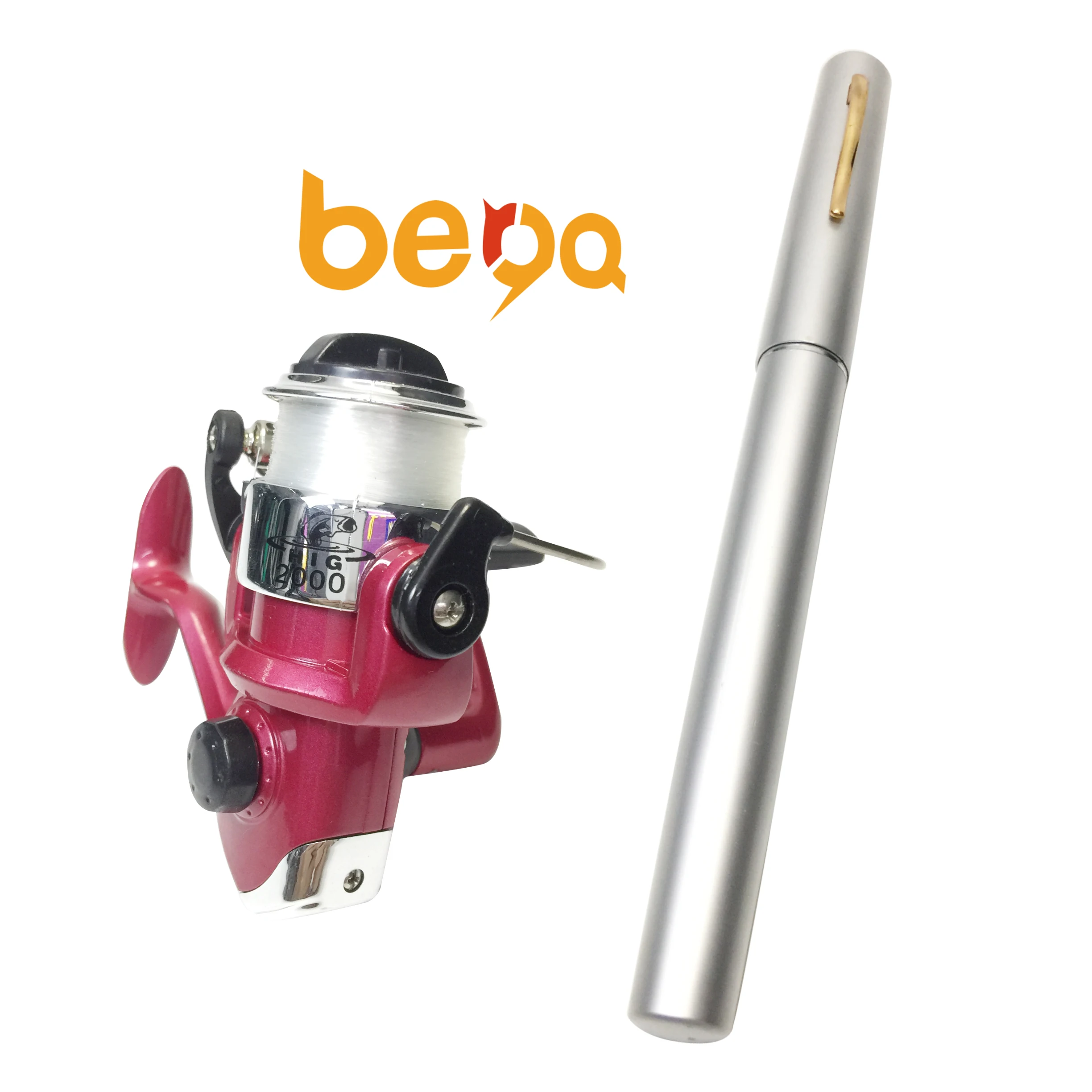 Promo Portable Pocket Aluminum Pen Shaped Telescoping Fishing Rod