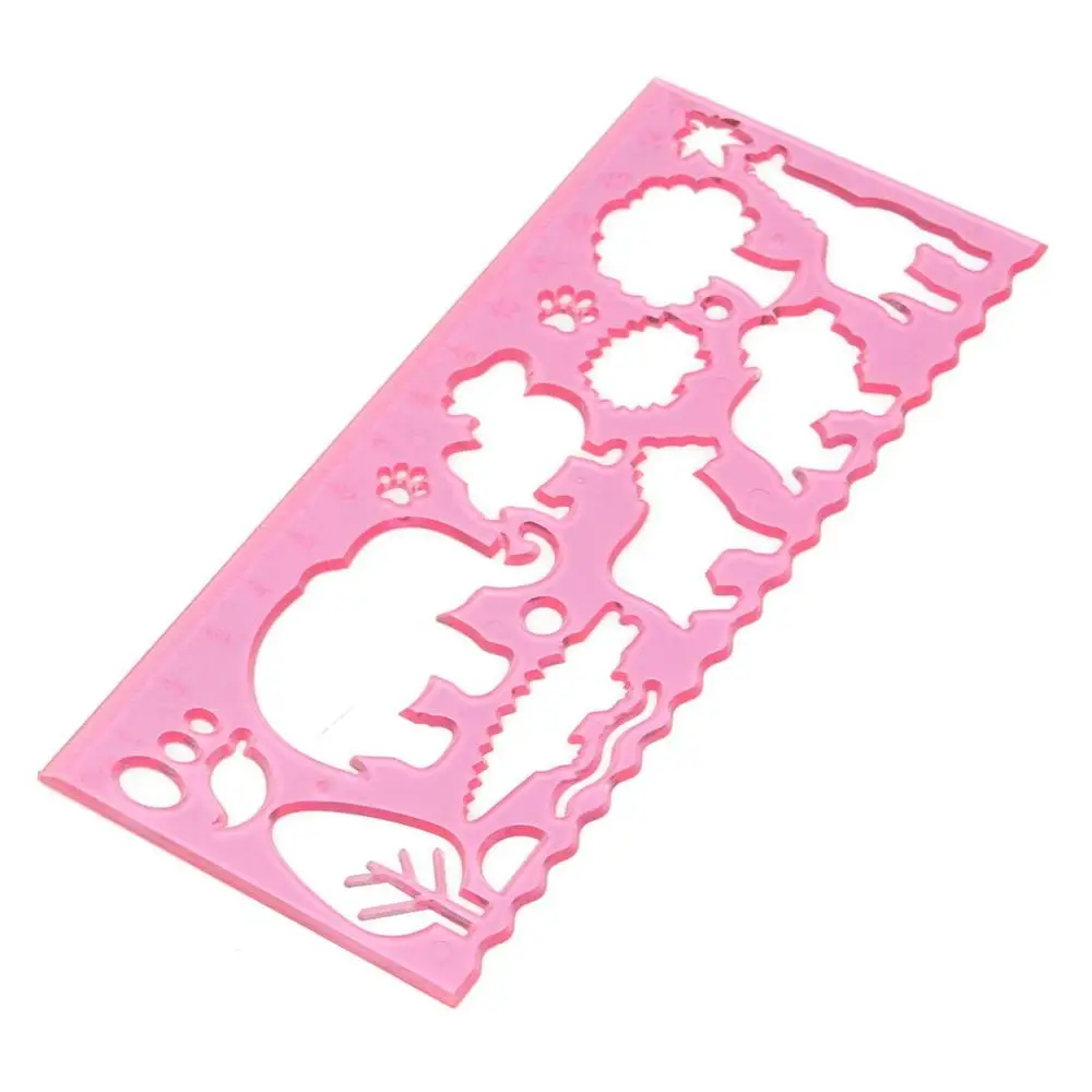 Custom Plastic Pattern Template Stencil Drawing Ruler Stencils