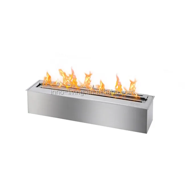 24 inch manual stainless steel etanol kamin