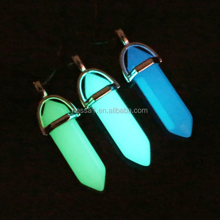 Fashion moonstone necklace glow in the dark necklace Wholesale ST-0005