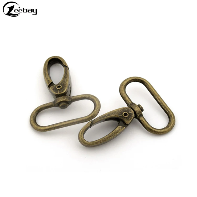 Wholesale various design carabiner hook metal snap buckle hook for sling bag