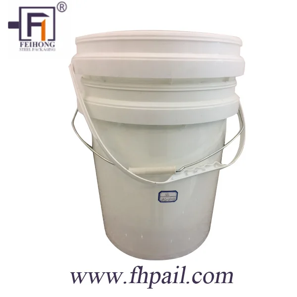 1 liter plastic bucket with tightness lid for paint or coatings packing