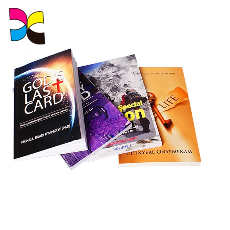 Perfect binding softcover book full color own story printing customized novel A5 size paperback