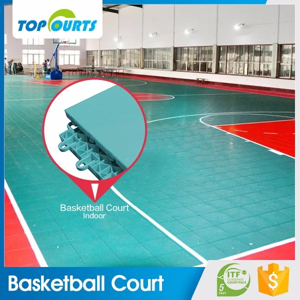 100% brand new pp materials portable mat tiles sport tile futsal surface