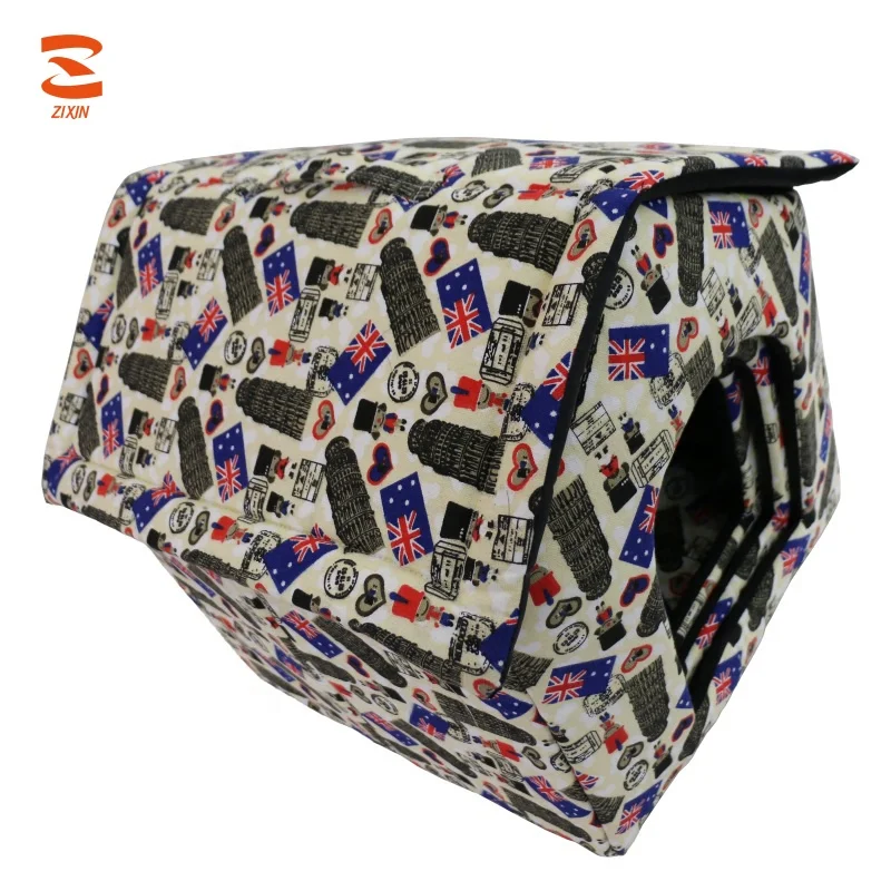 
Extra Large Strong Designs Portable Foldable Soft Warm Heated Dog Bed Folding Indoor Insulated Pet House Cage for Sale 