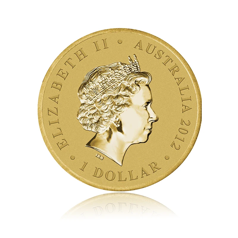 3d Gold plated australia kangaroo souvenir coins
