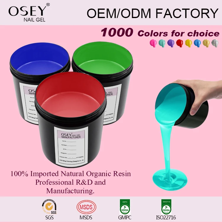 OEM/ODM Bulk package Super fashion Bright Color Soak off bulk uv Gel Nail Polish Osey 2021 new bottle tech
