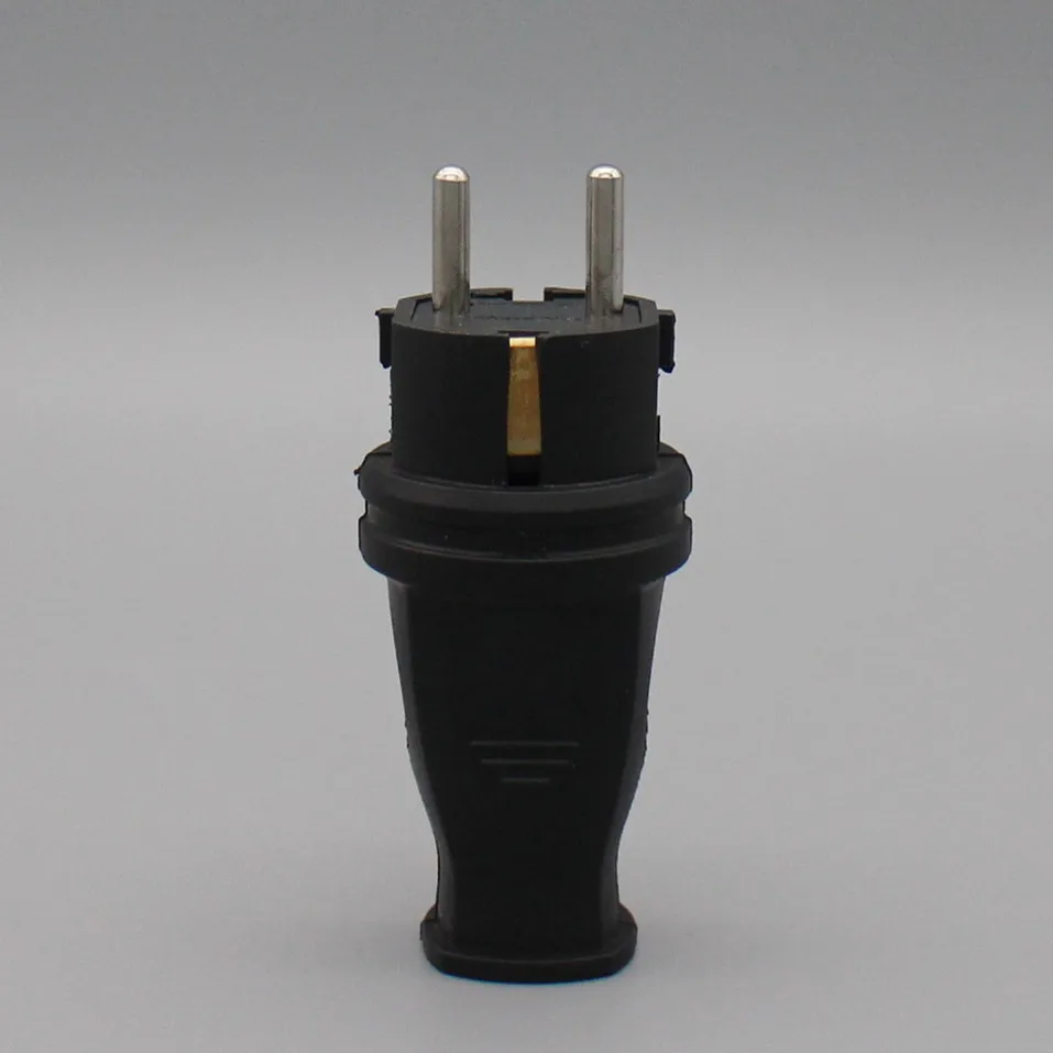 Water proof euro plug with earth french schuko plug