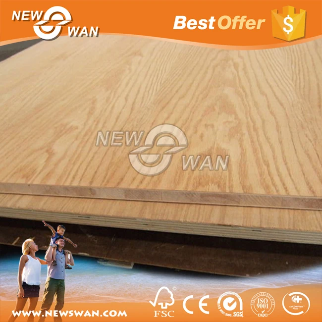 
Commercial Block board / 12mm Block board Poplar , Pine Core 