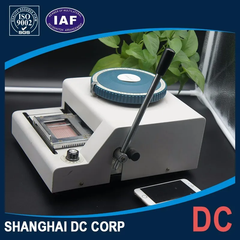 High Precision Metal Business Cards Embosser Machine