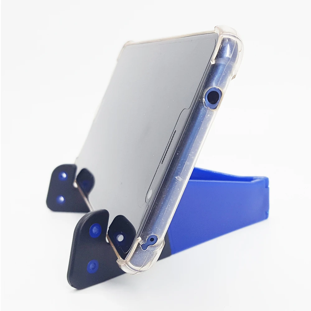 Cheap Promotional Gifts Phone Holder Plastic V Shape Mobile Stand Desk Display Smart Phone Holders