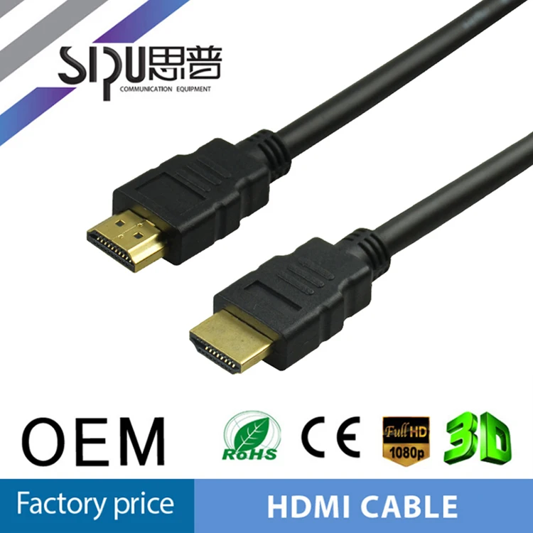 SIPU Высокое качество 1.5 м 24 К позолоченные 1.4 В ccs кабель HDMI для компьютера