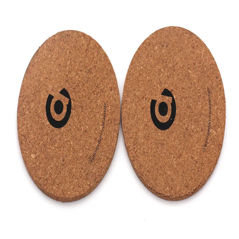 Оригинальная Заводская конкурентоспособная цена рекламная напечатанная пробковая подставка