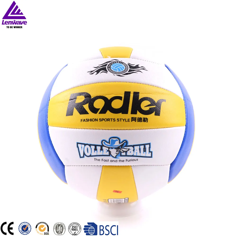 Rodler brand pvc machine sewing synthetic leather ball volleyball