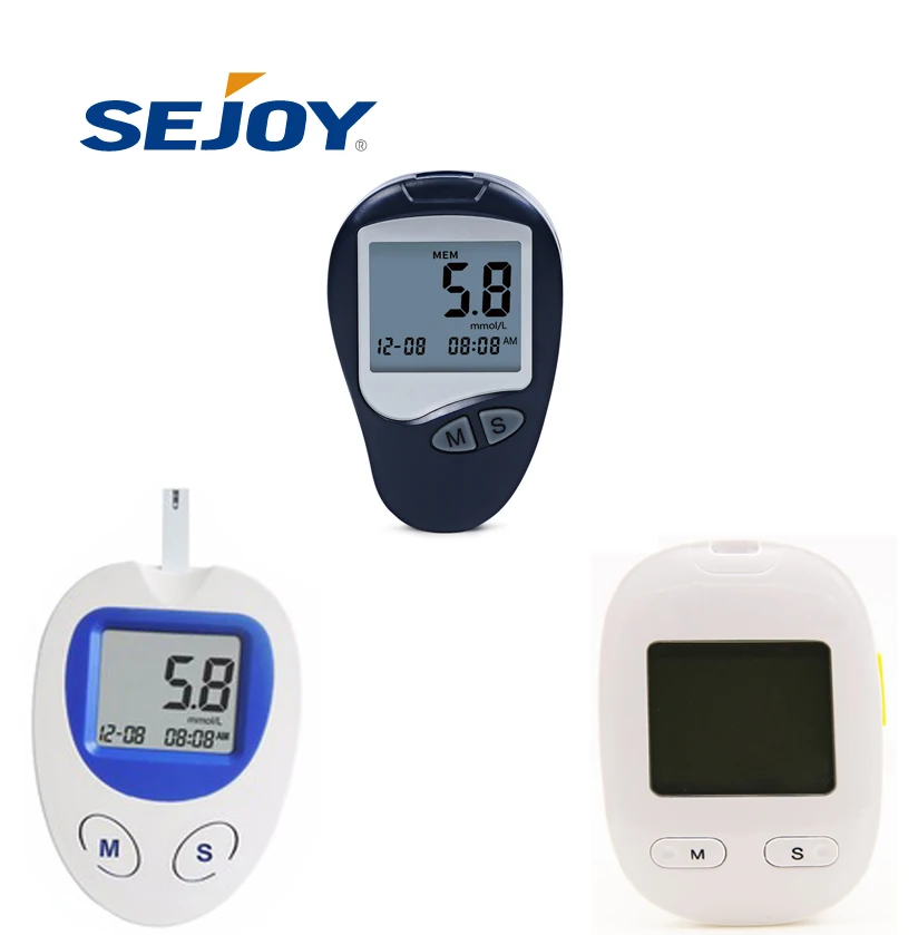 Portable Case Free Test Strips Custom Blood Glucose Meter