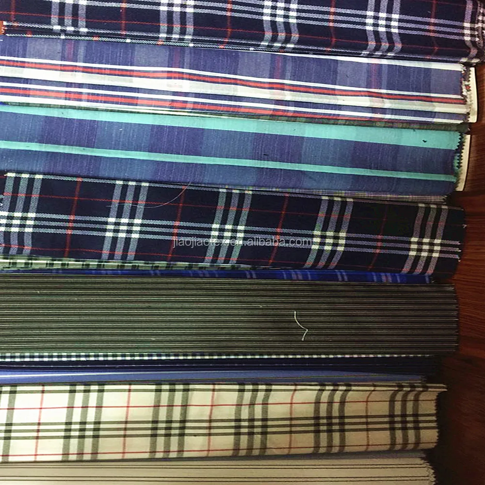 Cotton/TC/CVC Woven shirt fabric manufacturer in China