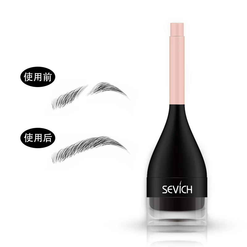 OEM temporary eyebrow shape extensions fiber wigs