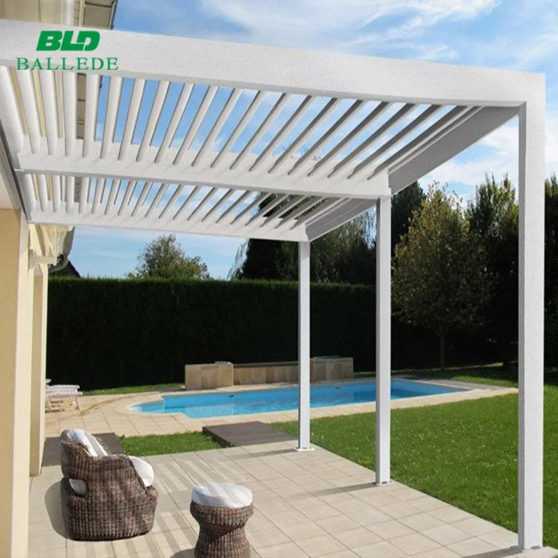 Sunshade waterproof outdoor motorized 2m x 2m gazebo