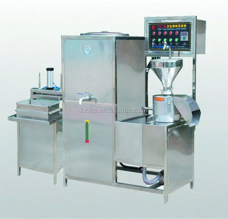 304 stainless steel electric/gas comercial CE soymilk and tofu machine