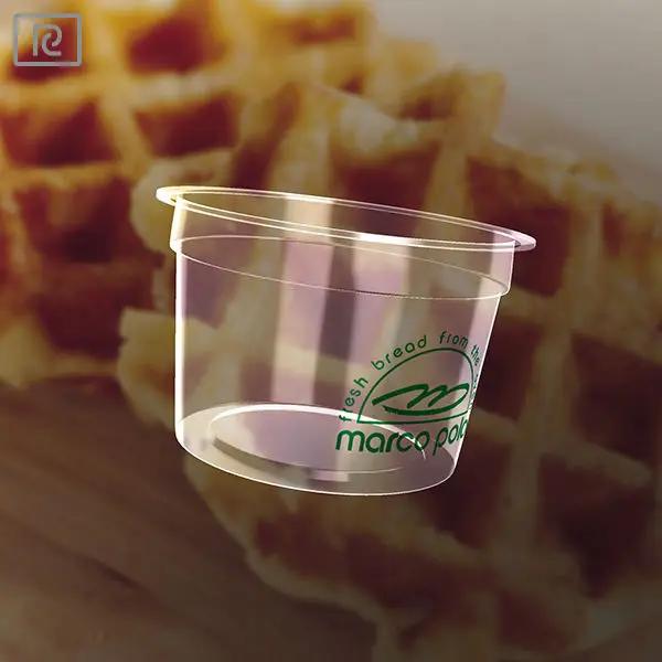 
KL A140-T PP 140cc 4oz plastic customized printed disposable ice cream/jam/jelly cups 